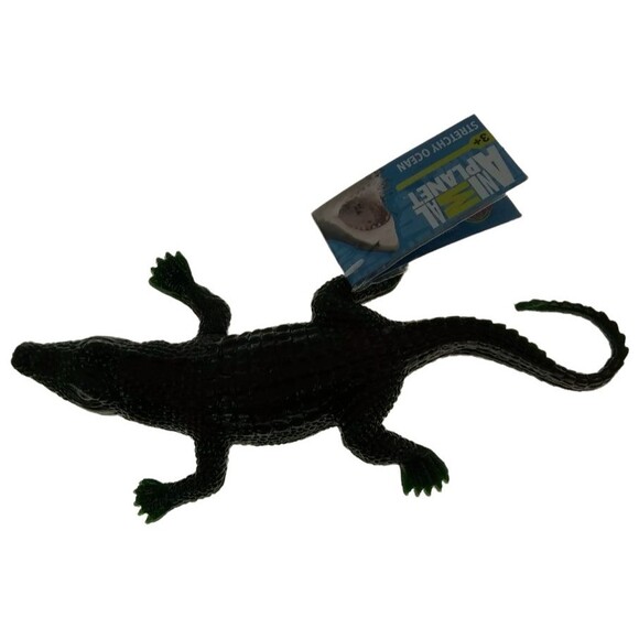 Crocodile Toy Major Life Like Stretchable Squishy Alligator Croc Toy Beaded Blip - Picture 6 of 13